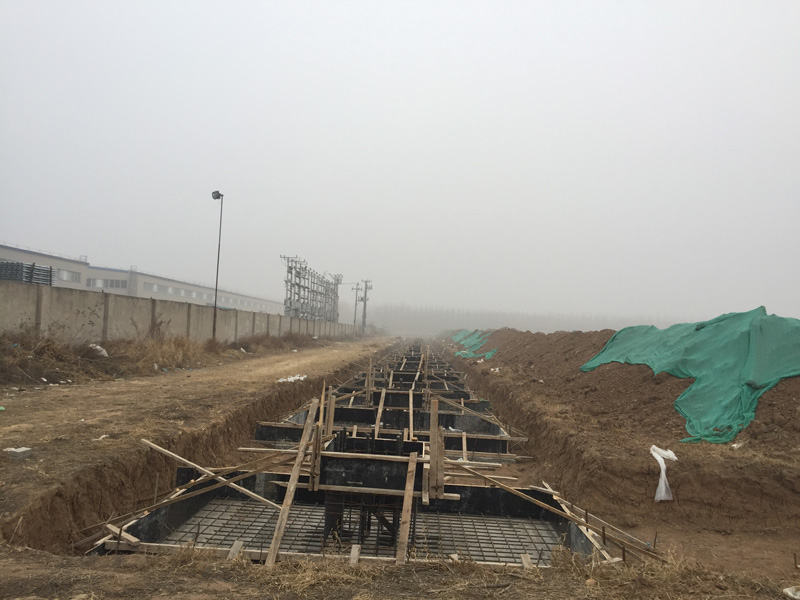 地腳螺栓在承臺內 基礎鋼筋固定