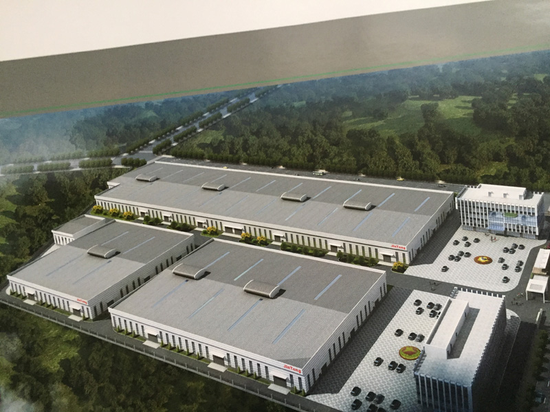 鋼構(gòu)工程 潔凈板案例工程 鳥(niǎo)瞰圖