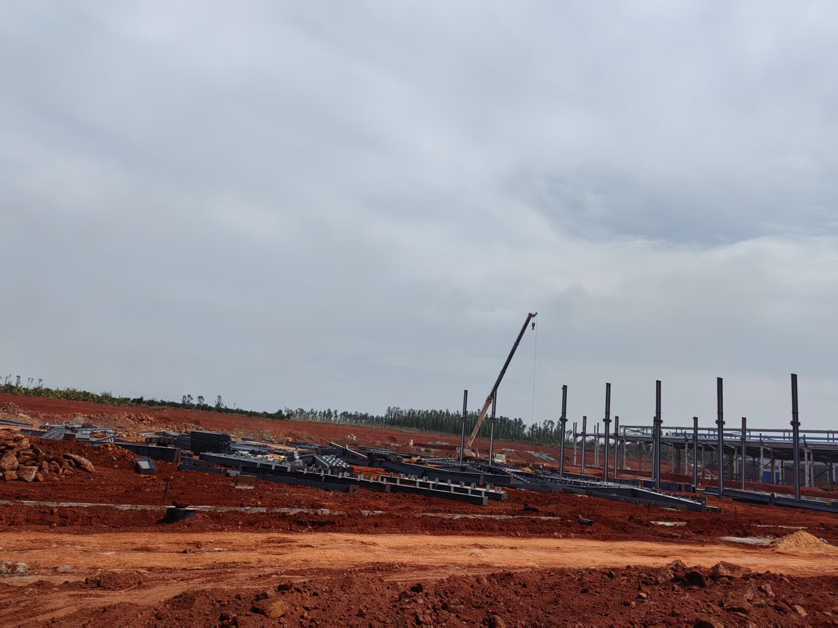 廠房立柱，廠房鋼結構安裝13131801767