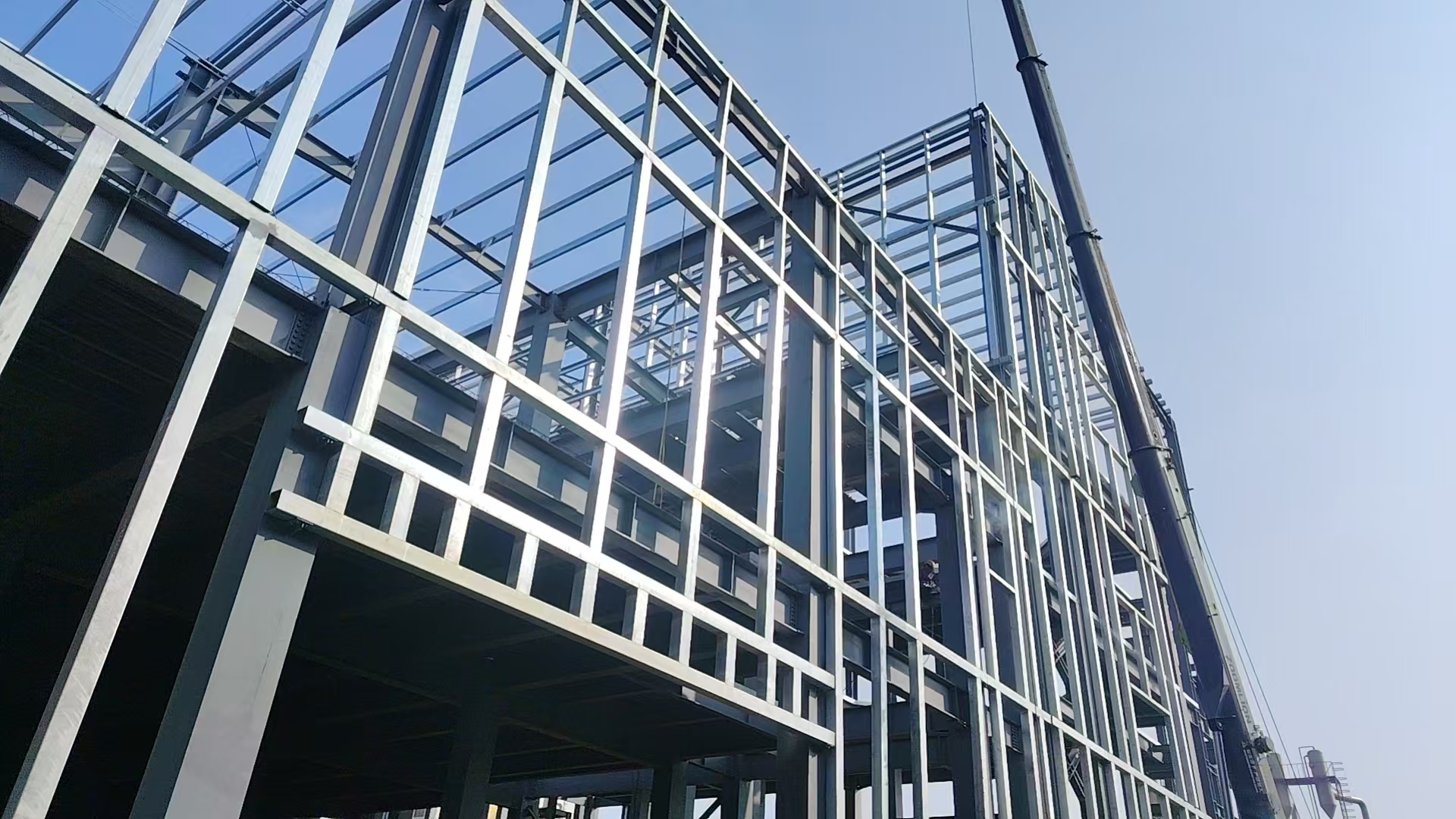 工地施工 方管墻檁條.jpg